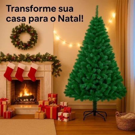 Árvore de Natal Grande 2,10m com 1000 Galhos Luxo