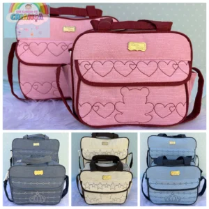 Bolsas Kit Saída Maternidade Menina Bebê – Kit com 2 Bolsas