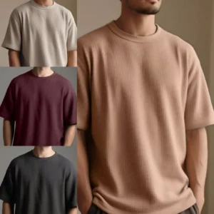 Camiseta Oversized Lisa Masculina Algodão e Poliéster