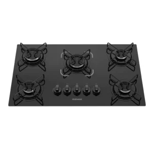 Cooktop Itatiaia Essencial 5 Bocas Tripla Chama Preto Bivolt