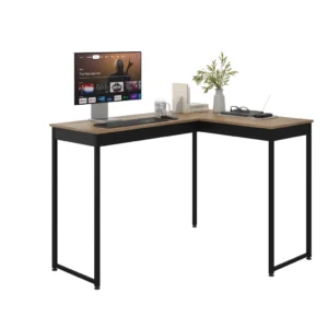 Escrivaninha de Canto Vintage em L para Home Office