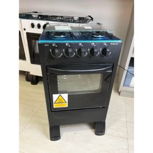 Fogão de Piso Braslar New Sirius 4 Bocas Preto