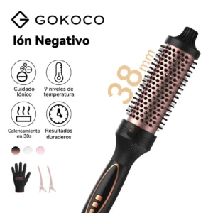 GOKOCO Modelador de Cabelo com Íons Negativos 9 Temperaturas