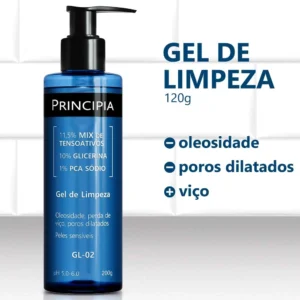 Gel de Limpeza Suave Principia GL-02 200g para Pele Sensível