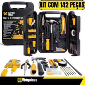 Kit de Ferramentas 142 Peças Fasterr FST142 com Maleta