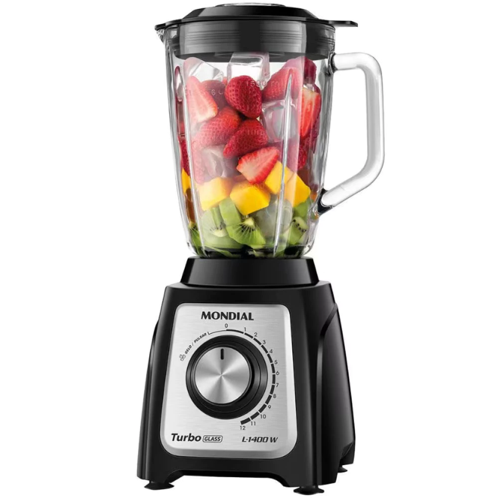 Liquidificador Mondial Turbo Glass L-1400 GI 1400W