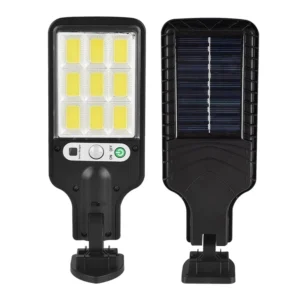 Luminária Solar de Parede 108 COB com Sensor de Presença