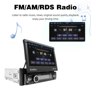 Máquina Universal MP5 2DIN com CarPlay e Android Auto