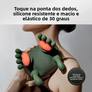 Massageador Elétrico Portátil para Pescoço 3 Velocidades