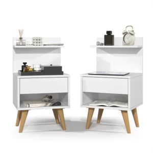 Mesa de Cabeceira Sleep: Compacta, Funcional e Retrô