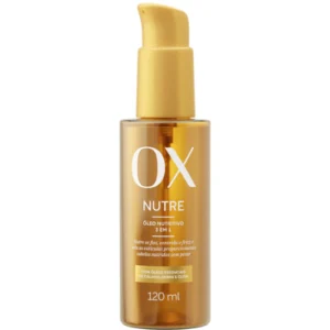 Óleo Nutritivo OX Nutre 3 em 1 120ml: Reparador e Antifrizz