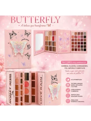 Paleta de Maquiagem 94 Cores Lové Rain Completa