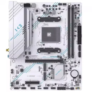 Placa-Mãe B550M Gaming WiFi ICE AM4 DDR4 MAXSUN
