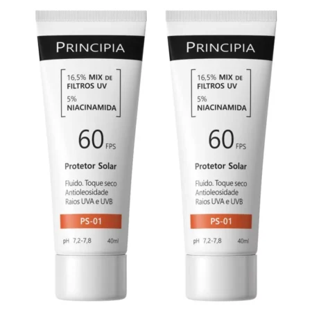 Principia Kit Duo Protetor Solar Facial PS-01 FPS 60