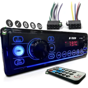 Rádio Som Automotivo MP3 Player 1 Din Bluetooth 2 USB