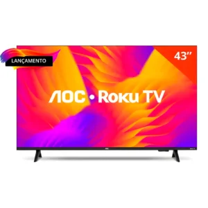 Smart TV AOC 43 Polegadas Full HD Roku TV