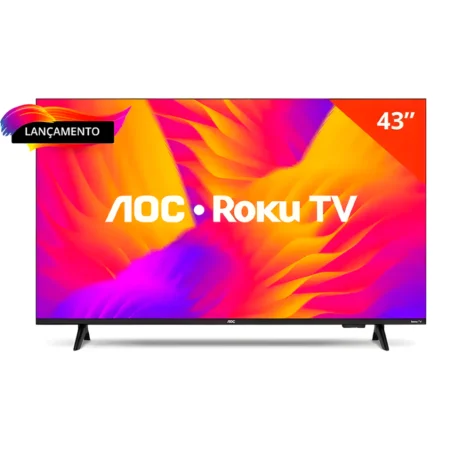 Smart TV AOC 43 Polegadas Full HD Roku TV