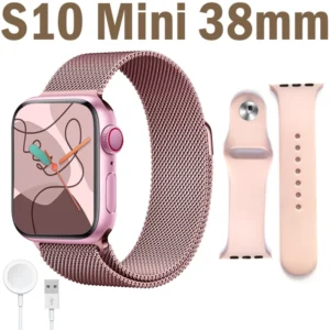 Smartwatch S10 Mini 38mm: Relógio Inteligente com Bluetooth 5.3