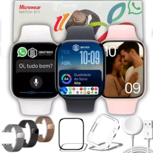 Smartwatch S11 Série 11 AMOLED 46mm com GPS e NFC