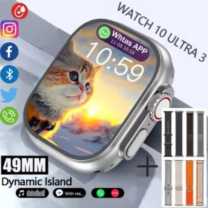 Smartwatch S20 Ultra Max com GPS, NFC e Bluetooth