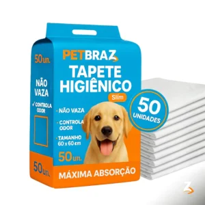 Tapete Higiênico Descartável 60x60cm para Cães Pequenos