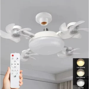 Ventilador de Teto com Lustre LED: Conforto e Praticidade